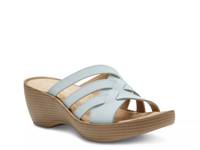 Poppy Wedge Sandal Blue view