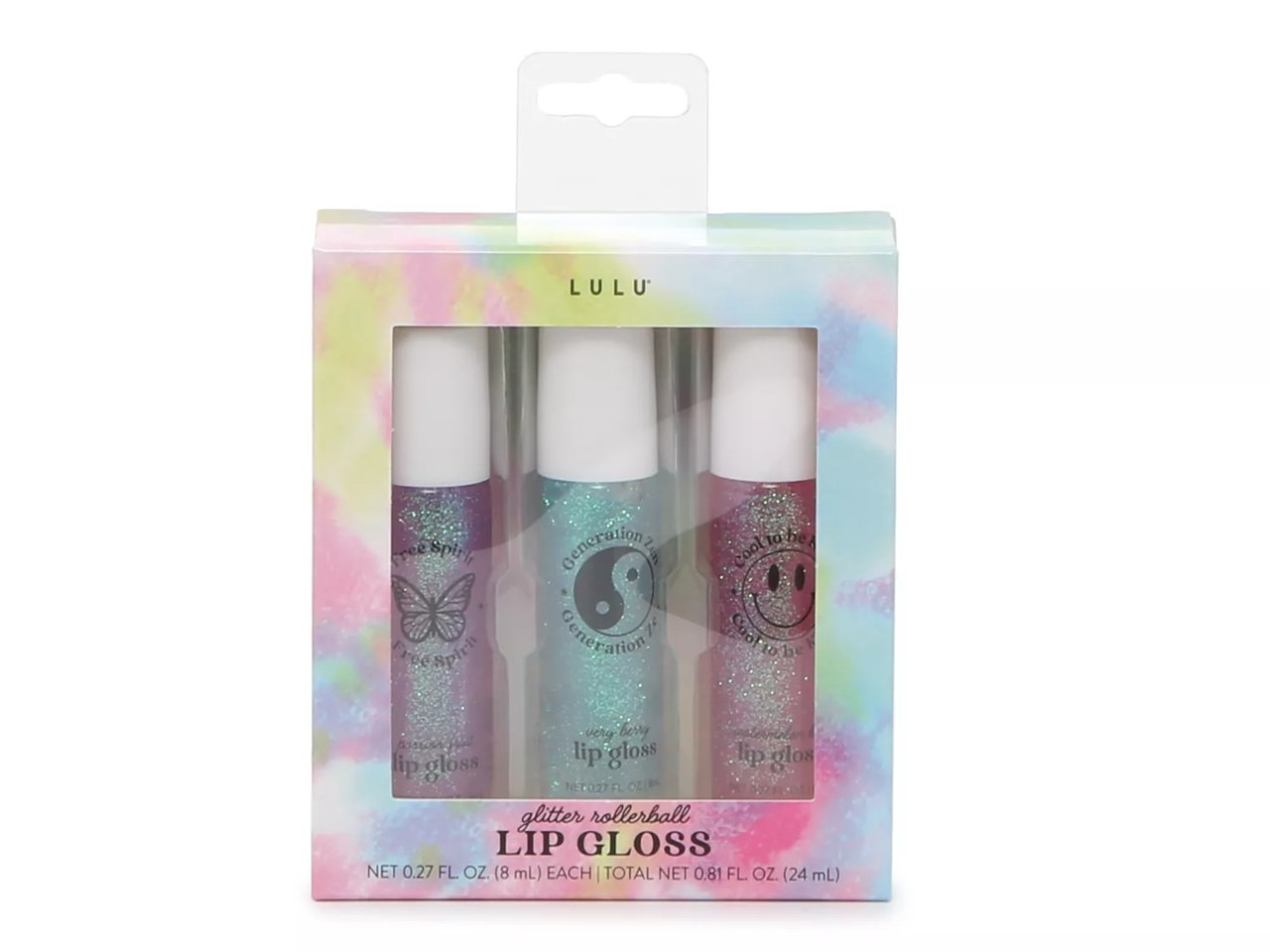 Glitter Rollerball Lip Gloss - 3-Pack