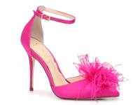 Wolistie Feather Pump Fuchsia view