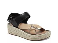 Dave Espadrille Wedge Sandal Black/Beige view