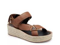 Dave Espadrille Wedge Sandal Brown view