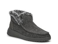 Denny Slip-On Bootie - Women's Black/White/Grey Herringbone view
