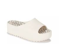 Parvati Platform Slide Sandal Light White view