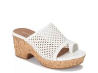 Bethie Platform Sandal White view