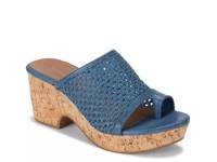 Bethie Platform Sandal Blue view