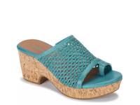 Bethie Platform Sandal Turquoise view