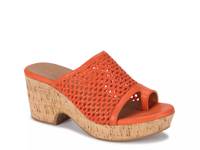 Bethie Platform Sandal Orange view