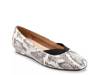 Viana Ballet Flat Black/White Snake Print view