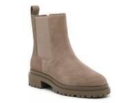 Corinne Bootie Grey Water-Resistant Suede view