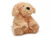Golden Puppy Warming Stuffed Animal Gold Metallic view