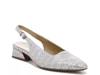 Lesley Pump Silver Metallic Snake Print view