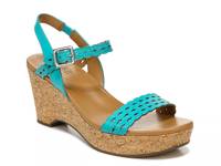 Carlita Platform Sandal Blue view