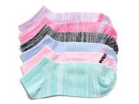 Comfort Space Dye Kids' No Show Socks - 6 Pack Multicolor Pastel view