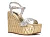 Nila Wedge Sandal Silver Metallic view