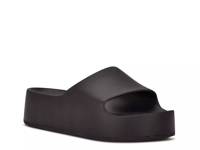 Pool Platform Slide Sandal Black view