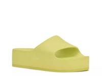 Pool Platform Slide Sandal Green view