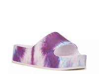 Pool Platform Slide Sandal Purple view