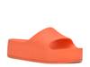 Pool Platform Slide Sandal Orange view