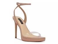 Zadie Sandal Beige/Clear view