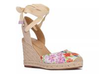 Frienda Espadrille Wedge Sandal White/Multicolor Floral view