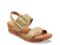 Marcia Wedge Sandal Green view