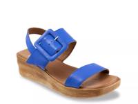 Marcia Wedge Sandal Blue view