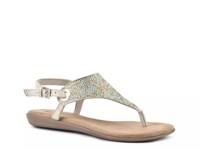 London 2 Sandal Taupe/Blue/Green view