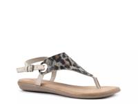 London 2 Sandal Brown Leopard Print view