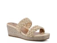 Salvadora Espadrille Wedge Sandal Yellow view