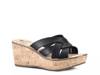 Samwell Wedge Sandal Black view