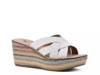Samwell Wedge Sandal White view