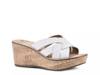 Samwell Wedge Sandal White view