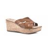 Samwell Wedge Sandal Tan view