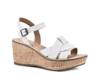 Simple Wedge Sandal White view