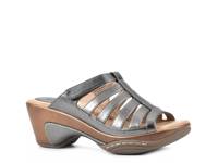 Valencia Platform Sandal Pewter view
