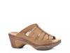Valencia Platform Sandal Light Brown view