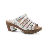 Valencia Platform Sandal White/Multicolor view