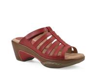 Valencia Platform Sandal Burnished Red view