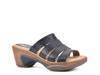 Valora Platform Sandal Black view