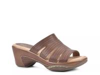 Valora Platform Sandal Dark Brown view