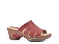 Valora Platform Sandal Red view