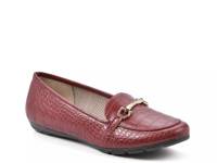Glowing Loafer Red Croc Print view