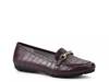 Glowing Loafer Maroon Croc Print view