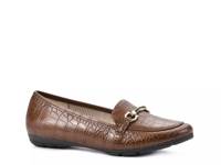 Glowing Loafer Dark Brown Croc Print view