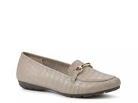 Glowing Loafer Taupe Croc Print view