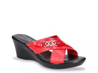 Maggia Wedge Sandal Red view