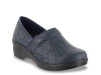 Lyndee Slip-On Navy Floral Embossed view