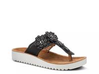 Bayview Wedge Sandal Black view