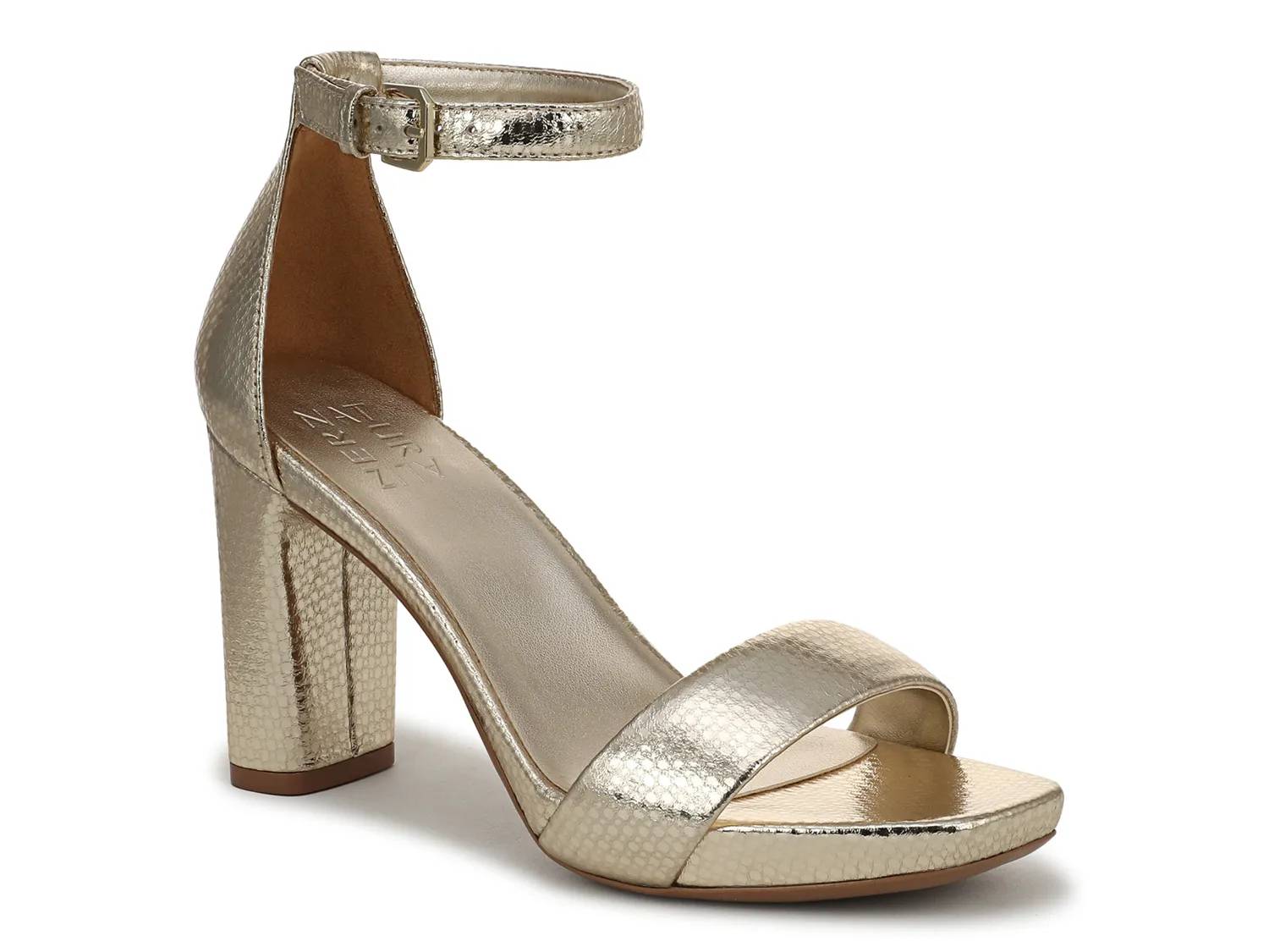 slim fit dress slacks Natural & Gold High Heel Raffia Platform Sandals - All Shoes
