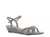 Lena Wedge Sandal Silver Metallic view